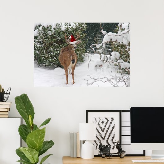 kerstcadeau poster (Thuiskantoor)