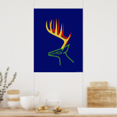 kerstcadeau poster (Keuken)