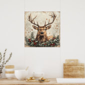 kerstcadeau poster (Keuken)