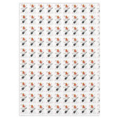 kerstcadeau, pretkerst, pepermunt tafelkleed (Voorkant)