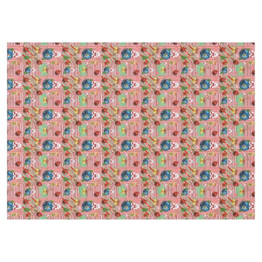 kerstcadeau, pretkerst, Teddy Bear Tafelkleed (Voorkant (Horizontaal))