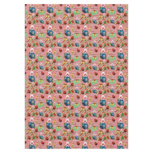 kerstcadeau, pretkerst, Teddy Bear Tafelkleed (Voorkant)