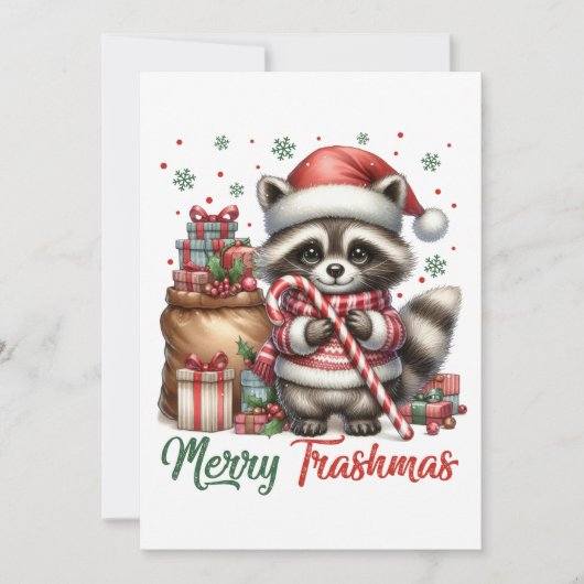 Kerstcadeau Prettig AfvalKerst Feestdagenkaart (Voorkant)