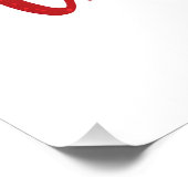 Kerstcadeau Prettig Kerstfeest Perfect Poster (Hoek)