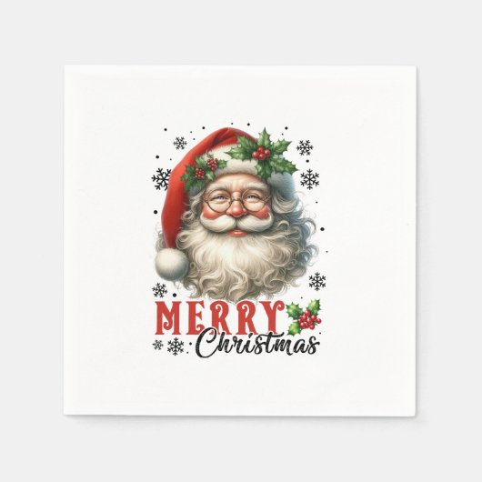Kerstcadeau Prettig Kerstfeest Servet (Voorkant)