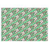 kerstcadeau, prettig kerstFootball Tafelkleed (Voorkant (Horizontaal))