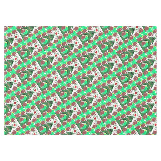 kerstcadeau, prettig kerstFootball Tafelkleed (Voorkant (Horizontaal))