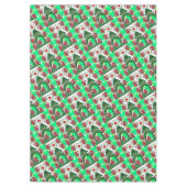 kerstcadeau, prettig kerstFootball Tafelkleed (Voorkant)