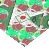 kerstcadeau, prettig kerstFootball Tafelkleed (Gekanteld)