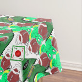 kerstcadeau, prettig kerstFootball Tafelkleed (Voorbeeld)