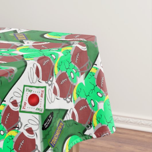 kerstcadeau, prettig kerstFootball Tafelkleed (Voorbeeld)