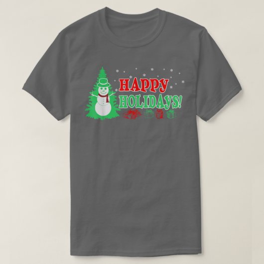 kerstcadeau Prettige feestdagen kerstcadeau T-shirt (Design voorkant)