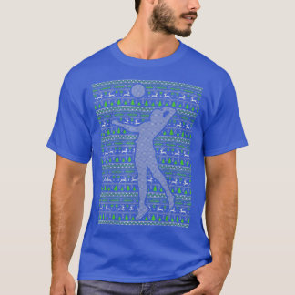 kerstcadeau Prettige feestdagen VOLLEYBALL, kerstc T-shirt