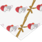 kerstcadeau, prettige kerstpost tafelkleed (Gekanteld)