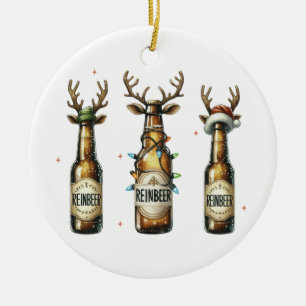 Kerstcadeau Reinbeer Reinbeer Reinbeer Keramisch Ornament
