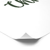 Kerstcadeau rond de kerstboom perfect poster (Hoek)