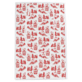 kerstcadeau | rood medium cadeauzakje (Voorkant)