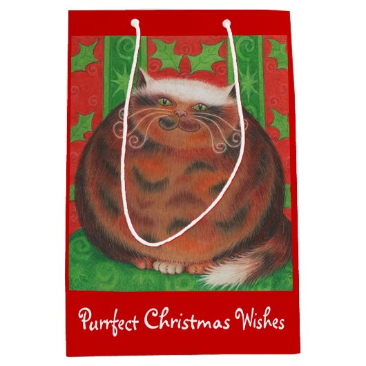 kerstcadeau rood met kerstcadeau medium cadeauzakje (Voorkant)