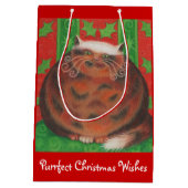 kerstcadeau rood met kerstcadeau medium cadeauzakje (Achterkant)