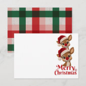 Kerstcadeau RSVP kaartje (Voorkant / Achterkant)
