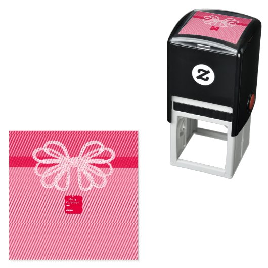 Kerstcadeau Rubberen stempel (In situ)