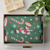 Kerstcadeau rugby vakantie tissuepapier (Geschenk)