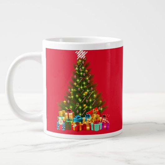 Kerstcadeau Schattige Grote Koffiekop (Links)
