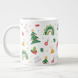 Kerstcadeau Schattige Grote Koffiekop
