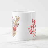 Kerstcadeau Schattige Grote Koffiekop (Voorkant)