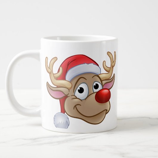 Kerstcadeau Schattige Grote Koffiekop (Links)