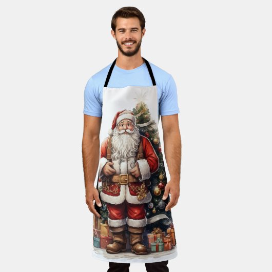 Kerstcadeau - schort (Gedragen)