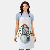 Kerstcadeau - schort (Gedragen)