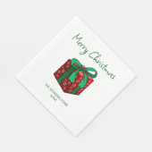 Kerstcadeau Servet (Hoek)