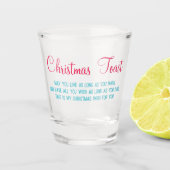 kerstcadeau shot glas (Voorkant)