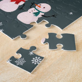 kerstcadeau | Snowman door sneeuw Legpuzzel (Zijkant)