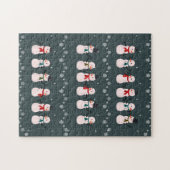 kerstcadeau | Snowman door sneeuw Legpuzzel (Horizontaal)