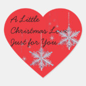 Kerstcadeau Sticker (Voorkant)