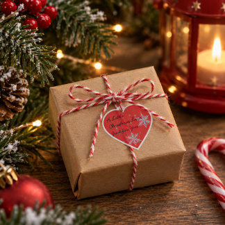 Kerstcadeau Sticker
