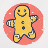 Kerstcadeau stickers (Design 2)