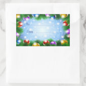 Kerstcadeau Stickers (Tas)