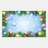 Kerstcadeau Stickers (Voorkant)