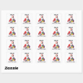 Kerstcadeau Stickers – ‘Open mij! Rechtstreeks van (Vel)