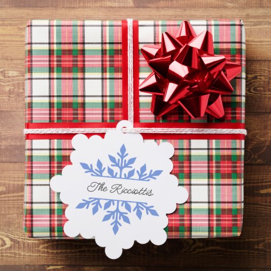 Kerstcadeau Tags, sneeuwvlok Label, Kaart (Insitu (Geschenk))