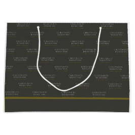 Kerstcadeau Tas - Kastanjes Roosteren Groot Cadeauzakje