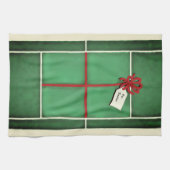 Kerstcadeau tennis theedoek (Horizontaal)