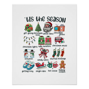 Kerstcadeau Tis The Season Perfect Poster