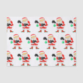 Kerstcadeau Tissuepapier in Boksthema (Voorkant)