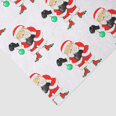 Kerstcadeau Tissuepapier in Boksthema (Detail)