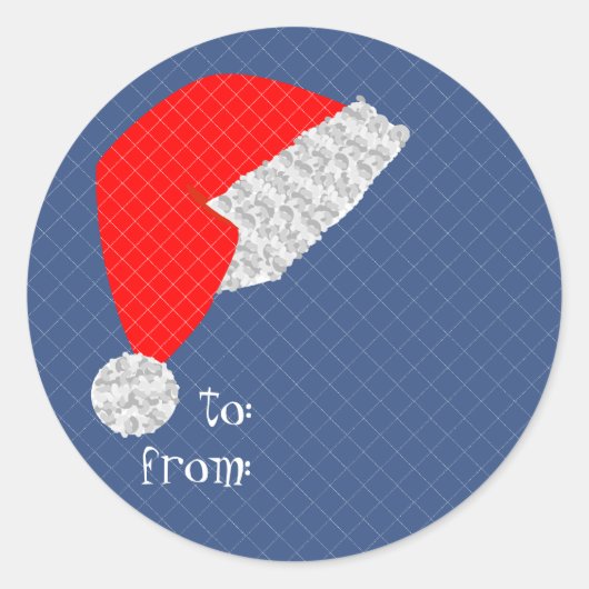 Kerstcadeau 'To From' label sticker (Voorkant)