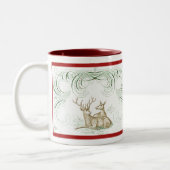 kerstcadeau tweekleurige koffiemok (Links)